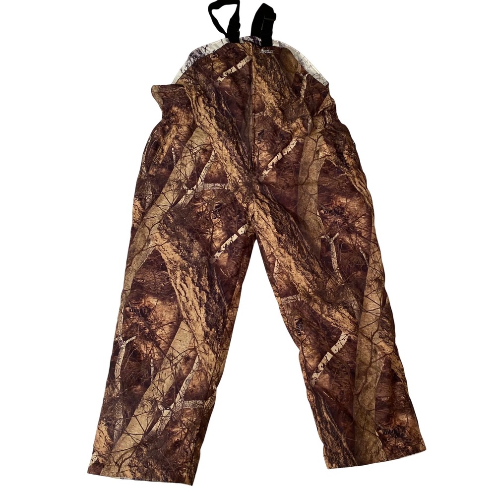 Mount'n Prairie Reversible Camo Hunting Pants Mens 2X Brown White Insulated‎ 29R